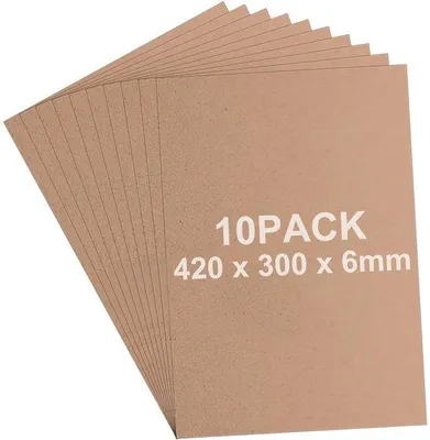 Zdjęcie produktu dla Płyty MDF format A3 - grubość 6 mm - białe. Idealne do projektów rękodzielniczych