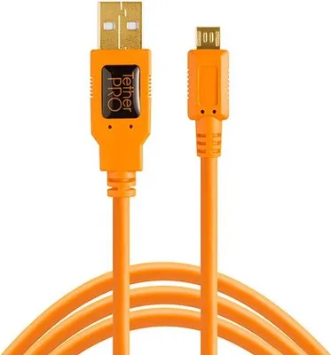 Obrázok produktu pre Tether Tools TetherPro USB 2.0 A samec na Micro B 5-pin oranžový