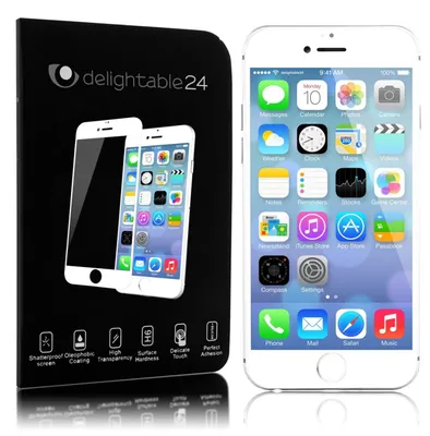 Zdjęcie produktu dla Szkło ochronne NALIA dla Apple iPhone 6 Plus 6S Plus, 9H Full Cover prawdziwe szkło hartowane