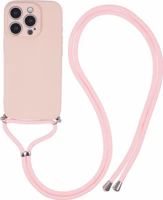 Produktbild von iPhone 16 Pro Max Hülle - Coverup Colour TPU Back Cover mit Handykette - Soft Amber