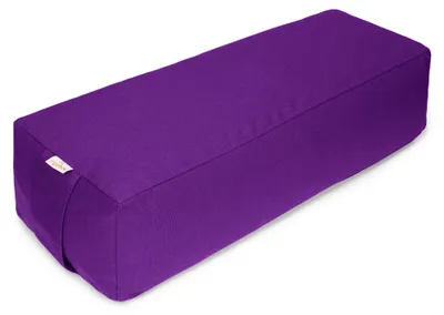 Produktbild von yogabox Yoga und Pilates Rechteckbolster BASIC - lila 60 x 20 x 14 cm Buchweizenschalen