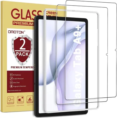 Produktbild von OMOTON Panzer Schutz Glas Samsung Galaxy Tab A9 Plus 11 Zoll 2 Stück
