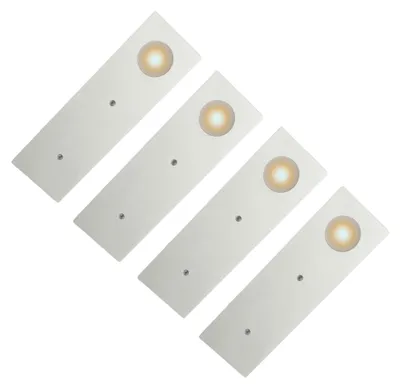 Produktbild von kalb | LED Küchenleuchte Aufbauleuchte Küchenlampe Unterbaustrahler SET 4er Set warmweiß