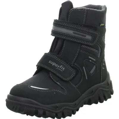 Produktbild von SUPERFIT Jungen Winter Boots schwarz, mittlere Weite, Goretex Ausstattung, molliges Warmfutter