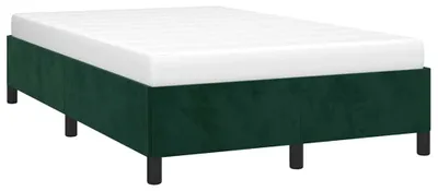 Obrázok produktu pre vidaXL Rám postele bez matraca tmavozelený 120x190 cm zamat