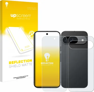 Produktbild von upscreen Schutzfolie für Google Pixel 9 (Display+Rückseite) Displayschutz Displayschutzfolie Folie Matt Entspiegelungsfolie