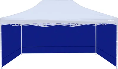 Immagine prodotto di Aga Pannelli laterali per stand di vendita 3x4,5m Blu