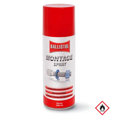 Obrázok produktu pre Ballistol montážny sprej na závity a uloženia Rozprašovač 200 ml