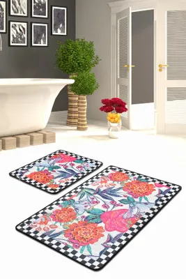 Produktbild von Mijolnir, Flori, Badematten, Mehrfarbig, Polyester, 60 x 100 cm