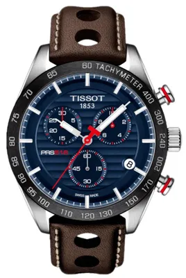 Immagine prodotto di Orologio da uomo Tissot PRS 516 Chronograph, modello 100.417.16.041.00, color marrone/blu