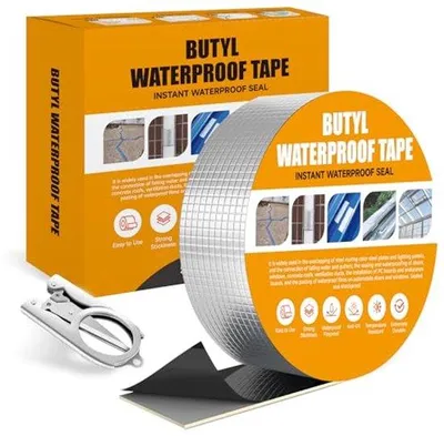 Produktbild von Famanu Dichtungsband 5 cm x 5 m - Selbstklebendes Bitumenband für Reparaturen
