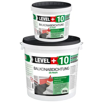 Produktbild von Balkonabdichtung 2K, 24 kg, Terrasse, Balkone, Keller, Dusche, Bad, Schwimmbäd, Dichtschlämme, Abdichtung RM10