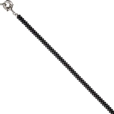 Produktbild von JOBO Collier Edelsteinkette Hämatin matt 45 cm Halskette Kette