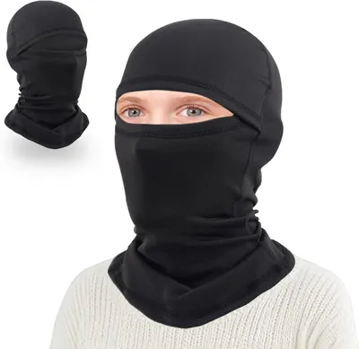 Obrázok produktu pre Detská zimná balaclava, vetruodolná lyžiarska maska, nákrčník, na chladné dni