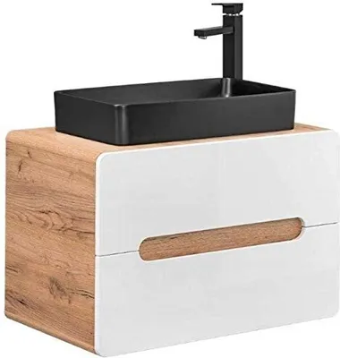 Productafbeelding van Aruba 829 Badkamerkast met wastafel + E6275, 80 cm