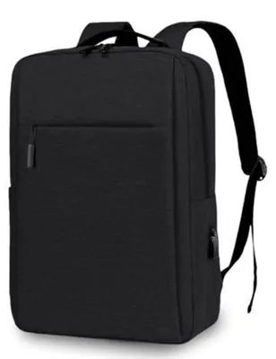 Image de Sac à dos pour homme, compartiment pour ordinateur portable 15,6 pouces, port USB, étanche, noir