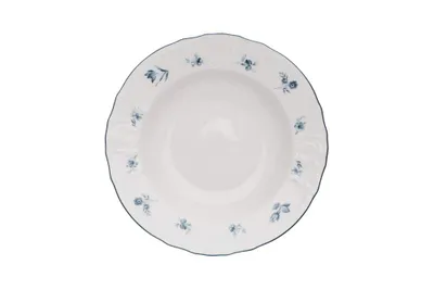 Obrázok produktu pre Thun 1794 Hlboký tanier, český porcelán, Bernadotte, 23 cm, modré rozety, Thun
