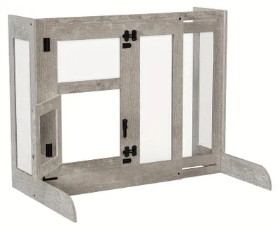 Image de Barrière pour animaux de compagnie - Clôture pour animaux - Barrière pour chiens - Barrière de sécurité - Barrière pour escaliers - Réglable de 77,5 à 100 cm