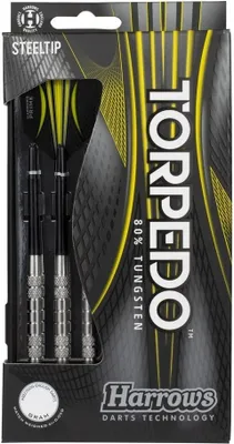 Produktbild von Harrows - Darts "Torpedo" 3er-Pack CS2059 (27 g) (Schwarz/Gelb)