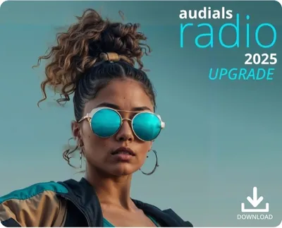 Produktbild von UPG - Audials Radio 2025 Upgrade / 1-PC / Dauerlizenz / Lizenz per EMail