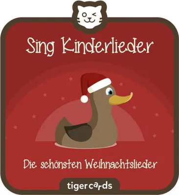 Produktbild von TIGER MEDIA 4419 tigercard - Sing Kinderlieder - Die schönsten Weihnachtslieder