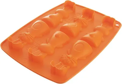 Immagine prodotto di Stampo in silicone per 6 dolcetti a forma di coniglio