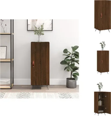 Image de vidaXL Sideboard brun imitation chêne 34,5x34x90 cm Bois composite - Sideboards