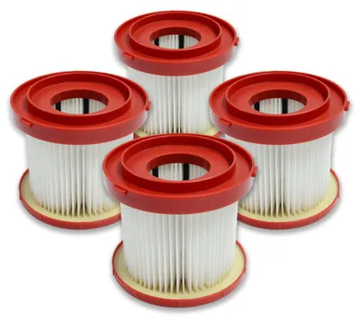 HEPA-Filter 4er-Pack für Milwaukee 49-90-1900 Nass-/Trockensauger