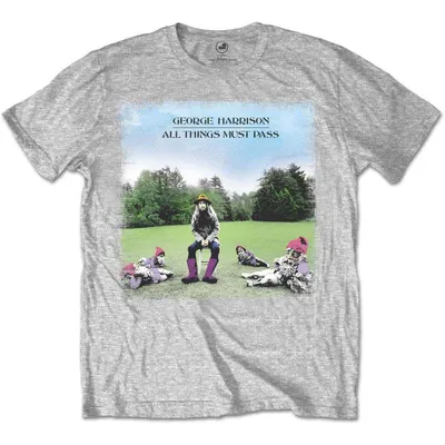 Zdjęcie produktu dla George Harrison | Oficjalna koszulka zespołu | All things must pass, rozmiar XX-Large, kolor szary