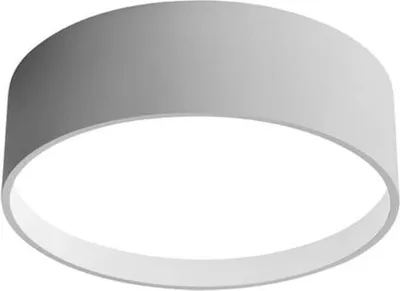 Image de Plafonnier LED rond Modern blanc 20 W, blanc chaud, 1 800 lm, aluminium, dimensions : 11 x 39 x 39 cm, IP20, Abigali