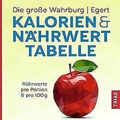 Produktbild von Die große Wahrburg/Egert Kalorien-&-Nährwerttabelle