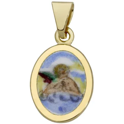 Produktbild von Miamar TG19 Kinder Anhänger Schutzengel 14 Karat (585) Gelbgold