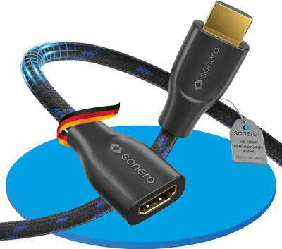 Obrázek produktu pro Prodlužovací kabel Sonero Premium High Speed HDMI 4K