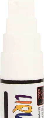 Produktbild von Kreidemarker Weiß 15mm Wasserlöslich Abwischbar Stift