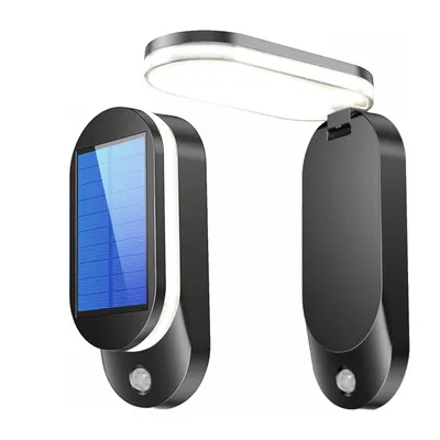 Obrázok produktu pre LED skladacie nástenné solárne svietidlo so senzorom pohybu a súmraku Ecolight EC20740