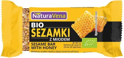 SEZAMKI Z MIODEM BIO 27 g - NATURAVENA