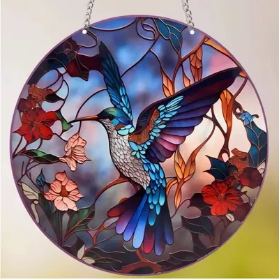 Produktbild von Sonnenfänger - Kolibri aus Buntglas kaufen KP31466