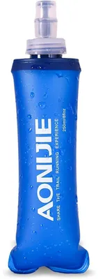 Productafbeelding van Opvouwbare waterfles, 250 ml, BPA-vrij, TPU, geschikt voor rugzakken en sport