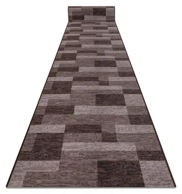 Image de TAPIS DE COULOIR  antidérapant ICONA marron 67cm marron 67x350 cm