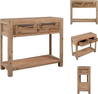 Produktbild von vidaXL Konsolentisch 82x33x73 cm Akazie Massivholz -  Beistelltische