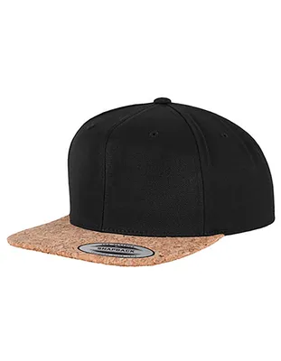 Produktbild von FLEXFIT 6089CO | Cork Snapback Cap / Kappe / Mütze / Hut - Farbe: Black - Größe: One Size
