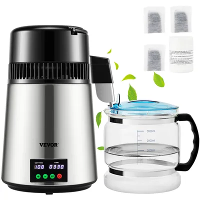 Produktbild von VEVOR 4L Wasser Destilliergerät Edelstahl 304 Water Distiller Wasserdestillierer