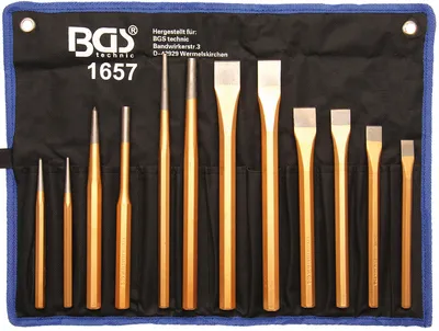 Produktbild von BGS 1657 Splintentreiberset, inkl. Meißel + Körner, 12-tlg.