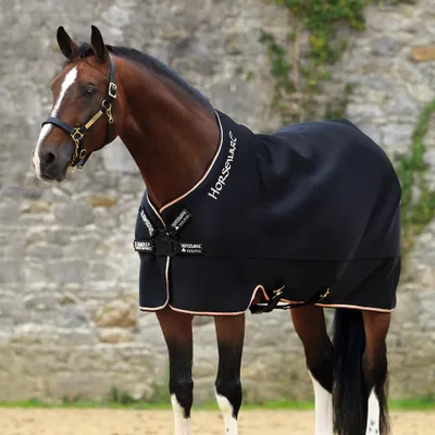 Produktbild von Horseware Rambo Airmax Cooler DISC - Black/Tan/Orange