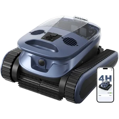 Produktbild von (2026 Neu) Roboter-Teichreiniger – SAT40 Drahtloser Teichsauger mit 2 Bürsten und Motoren, verbesserte Wasserlinienpflege, intelligente Wellenpfadnavigation, 240-Minuten-Laufzeit, Teichroboter für eingegrabene Pools bis zu 3.230 Quadratfuß