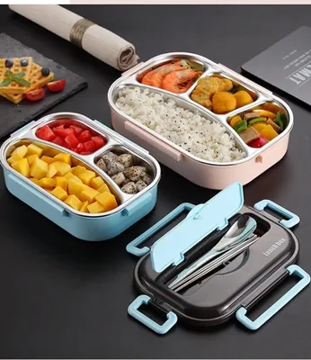 Immagine prodotto di Contenitore termico per il pranzo in acciaio inossidabile - 1400 ml
