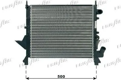 Produktbild von FRIGAIR 0109.3071 Kühler Wasserkühler Motorkühler für RENAULT TWINGO I (C06)