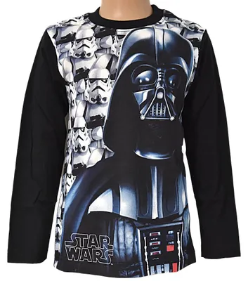 Produktbild von Langarmshirt für Jungen mit Star Wars Motiv, aus 85 % Baumwolle und 15 % Polyester