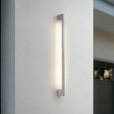 Produktbild von Lindby LED-Außenwandleuchte Neano, 90 cm, steingrau, IP54