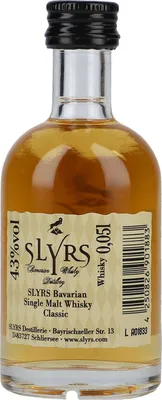Produktbild von Slyrs Classic | Bavarian Single Malt Whisky | 5 cl. Miniatur